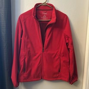 Women’s LL Bean full zip fleece jacket